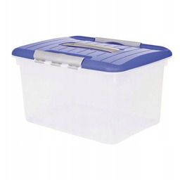 Pojemnik z pokrywką 15L Curver Optima, fioletowy