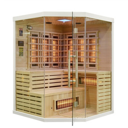 Sauna infrared narożna EA3CR White z koloroterapią
