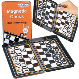 WOOPIE IQ Gra Szachy Warcaby Magnetyczne 2w1 Podróżna