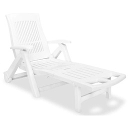 Elior Biały składany leżak plażowy Z1-B46