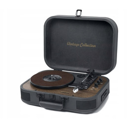 Gramofon Muse MT-207 Dgb Czarny Manualny Bluetooth, Usb,