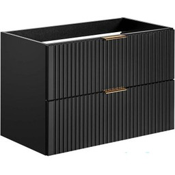 COMAD Szafka podumywalkowa ADEL BLACK 80 cm 82-80-B-2S