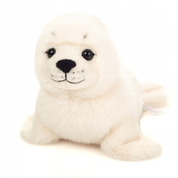 Maskotka biała Foka 25 cm miękka Przytulanka Teddy