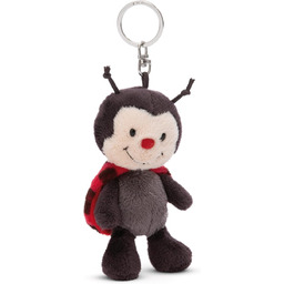 Breloczek Biedronka 10 cm czarna - Pluszowy towarzysz,