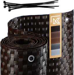 Osłona balkonowa Skei 100 x 600 cm, ciemny