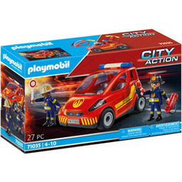 PLAYMOBIL, Mały samochód strażacki, 71035