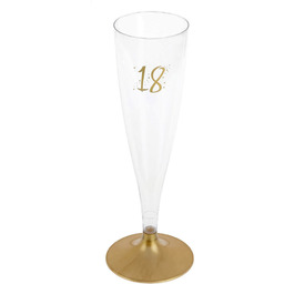 Kieliszki do szampana na osiemnastkę - 140 ml