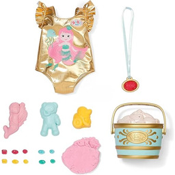 Baby Born Zestaw niespodzianki plażowej z nadrukiem syrenki,