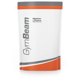 GymBeam Magnez + Potas 500 g bez smaku