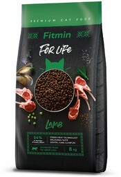 FITMIN Cat For Life Adult Lamb 8kg