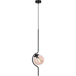Kaja Szklana lampa wisząca Vela K-5335 bańka kula