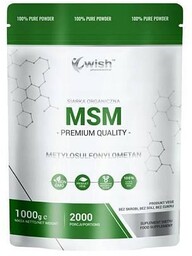 Wish Pharmaceutical MSM Siarka Organiczna, 1 kg