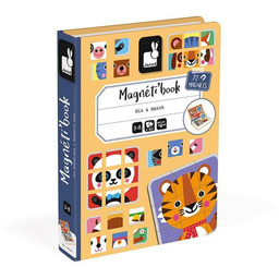 Janod, magnetyczna układanka Magnetibook Puzzle zwierzątka