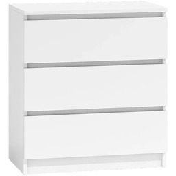 Edinos Biała minimalistyczna komoda na ubrania R8-M24