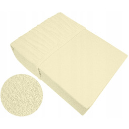 Prześcieradło frotte z gumką 200x220 Bielbaw Greno kremowe