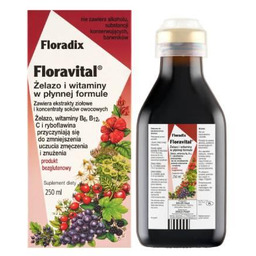 Floradix Floravital Produkt bezglutenowy, 250ml