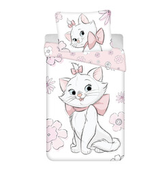 Jerry Fabrics Pościel bawełniana 140x200 Marie Cat Flowers