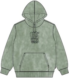 bluza VANS - Crash Stack Loose Po Iceberg