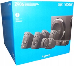 Kino Domowe Kolumny Głośniki 5.1 Logitech Z906