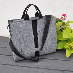 Pakamera Designerska torba z filcu - szara