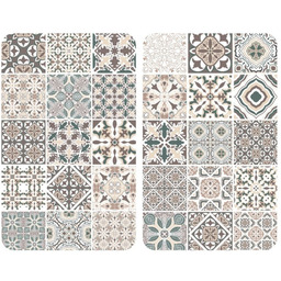 WENKO Szklane płyty na kuchenkę z mozaiką, 2