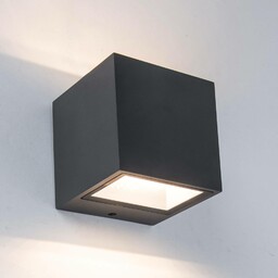 LUTEC Lampa zewnętrzna ścienna LED Gemini 8,8 cm