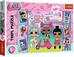 Trefl Puzzle Zdjęcia laleczek L.O.L Suprise 100 elementów