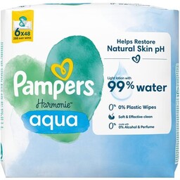 PAMPERS Chusteczki nawilżane Harmonie Aqua (288 szt.)