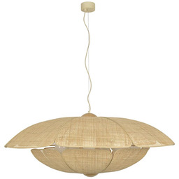 Lampa Wiszące MARKET SET, Coquillage, ściemnialny, drewniany, salon,