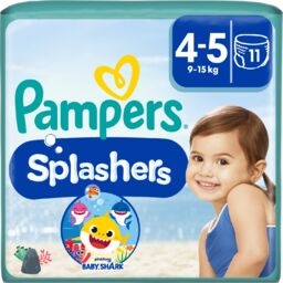 Pampers Splashers 4-5 (9-15 kg), pieluchomajtki do pływania,