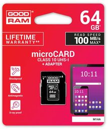 Karta pamięci GoodRam micro SDXC 64GB Class 10