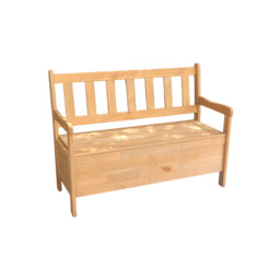 Ławka ze schowkiem sosna 117 x 48 x