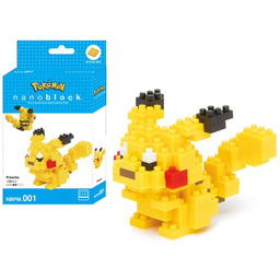 Bandai Red, POKEMON - Pikachu - Figurka Nanoblock