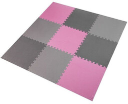 Mata do ćwiczeń fitness, treningów siłowych 3x3 PUZZLE