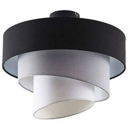 Lindby - Coria Lampa Sufitowa Black/Grey