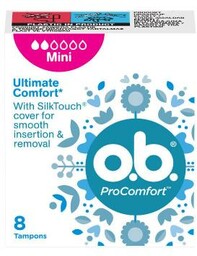 o.b. ProComfort Mini tampon tampony 8 szt.