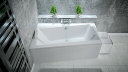 BESCO WAI-160-NL Besco Infinity wanna narożna 160x100 cm