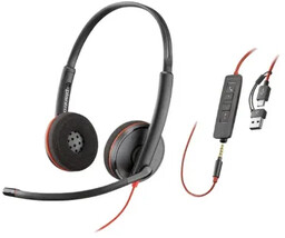 Słuchawki Blackwire 3220 USB-A/C 8X2J9A6 Czarne
