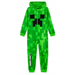Minecraft polarowa piżama kombinezon onesie Creeper 164 13-14