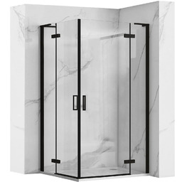Rea Kabina Prysznicowa REA Hugo Double Czarna 100x100