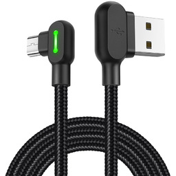 Mcdodo Button Szybki Kabel Kątowy 90  Led