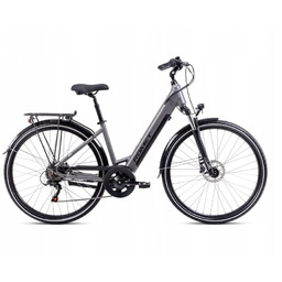 Romet elektryczny rower dla kobiety piękny kolor szampański