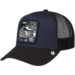 Czapka Trucker Toxic Snake by Goorin Bros., czarno-niebieski,