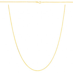 Złoty łańcuszek pełny lisi ogon 45 cm pr.