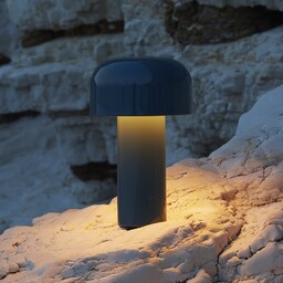 Zewnętrzna Lampa FLOS, Bellhop, ściemnialny, niebieski, salon, tworzywo