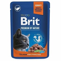 Brit Premium Kot Łosoś Sterylizowany 100g - 100g