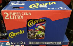 Caprio 2l Czarna porzeczka - karton
