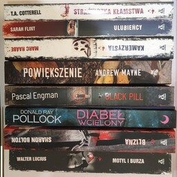Pakiet 8 książek (ZESTAW-1) kryminał, thriller