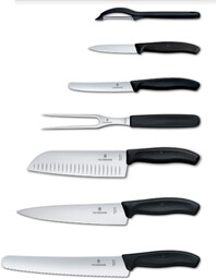 Victorinox Swiss Classic, zestaw, 7 elementów, czarny 6.7133.7G