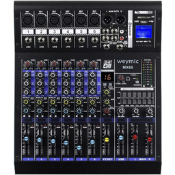 Mikser Audio 6-Kanałowy Weymic MX60 Usb Bluetooth Dsp